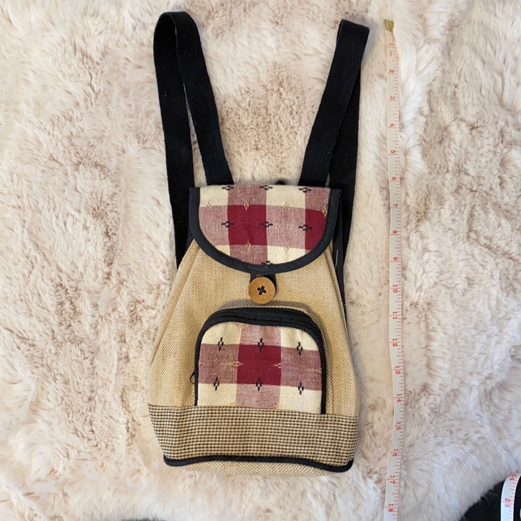 Small Jute Backpack